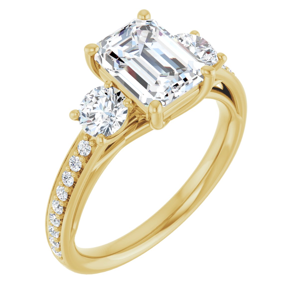 Three-Stone Engagement Ring
