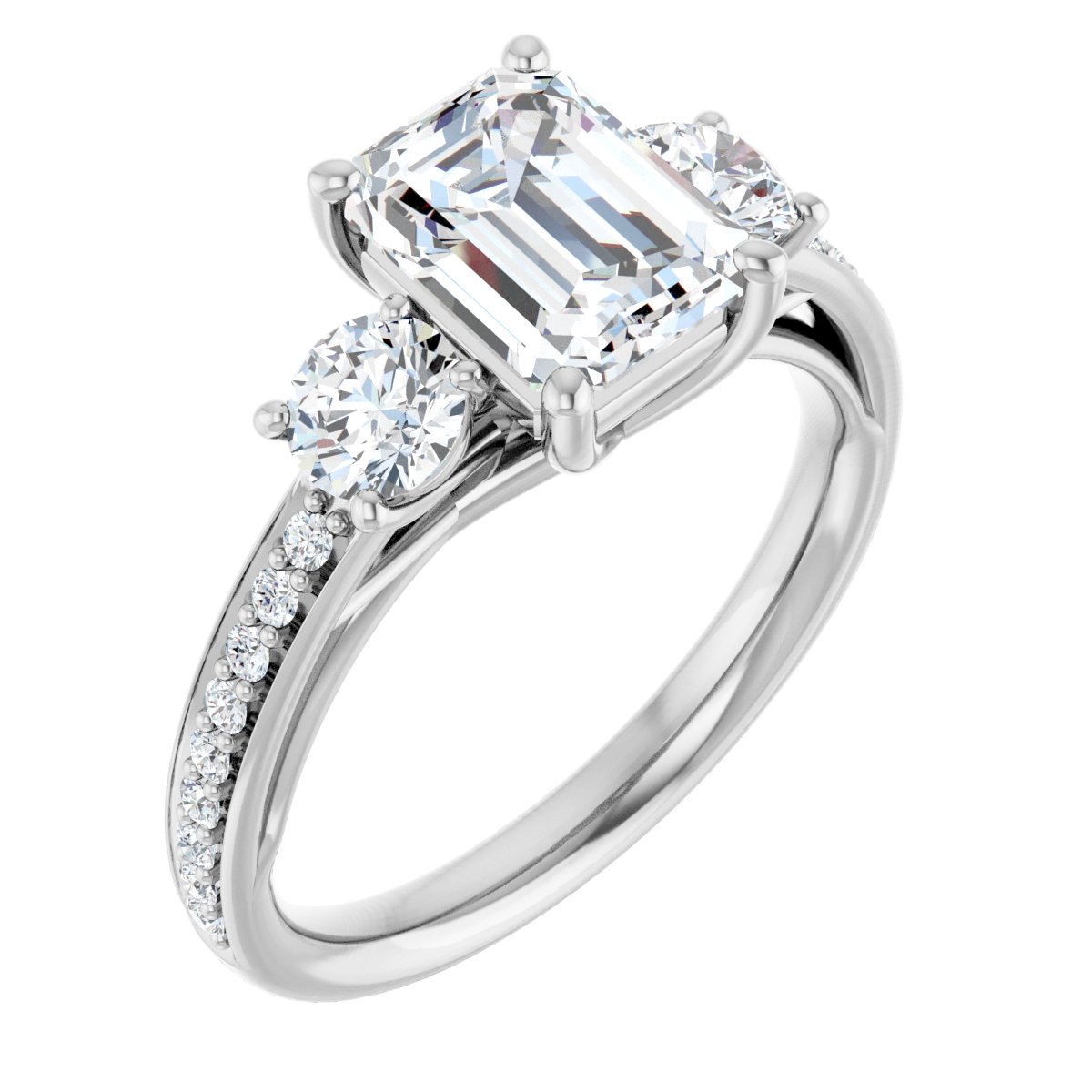Three-Stone Engagement Ring