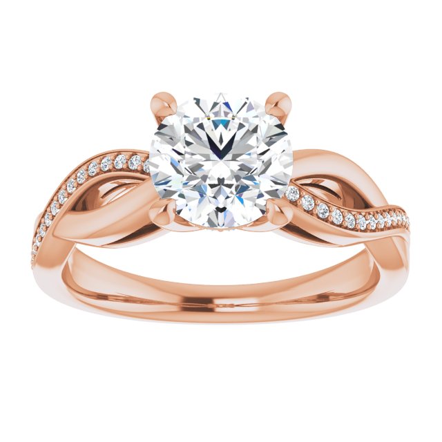 Infinity-Inspired Engagement Ring