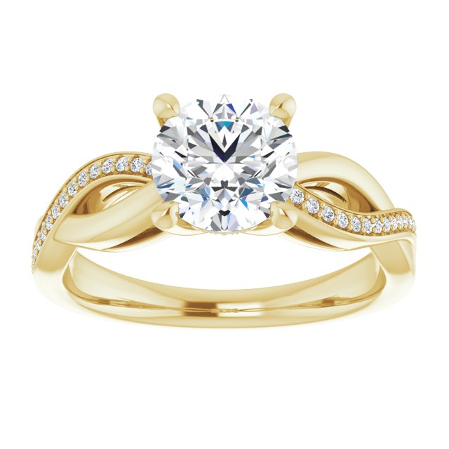 Infinity-Inspired Engagement Ring