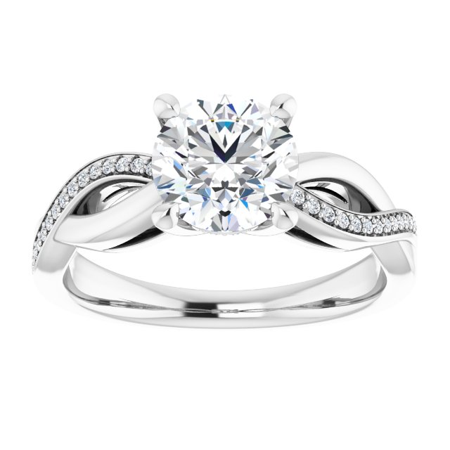 Infinity-Inspired Engagement Ring