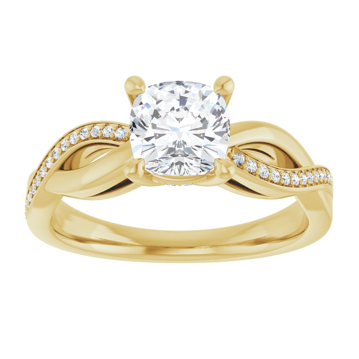 Infinity-Inspired Engagement Ring