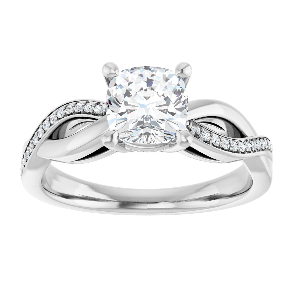 Infinity-Inspired Engagement Ring