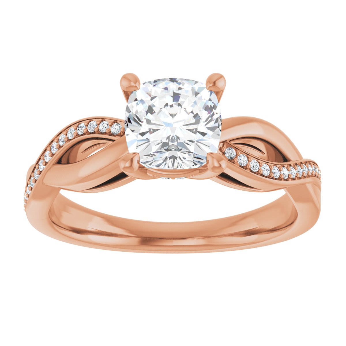 Infinity-Inspired Engagement Ring