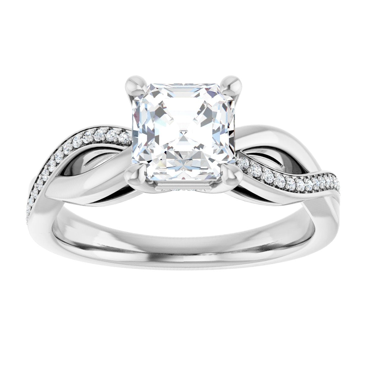 Infinity-Inspired Engagement Ring