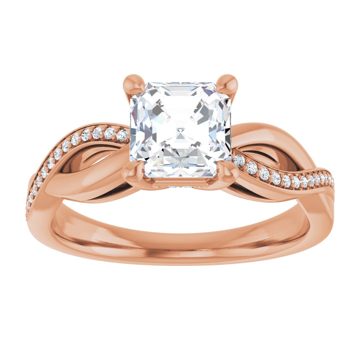 Infinity-Inspired Engagement Ring