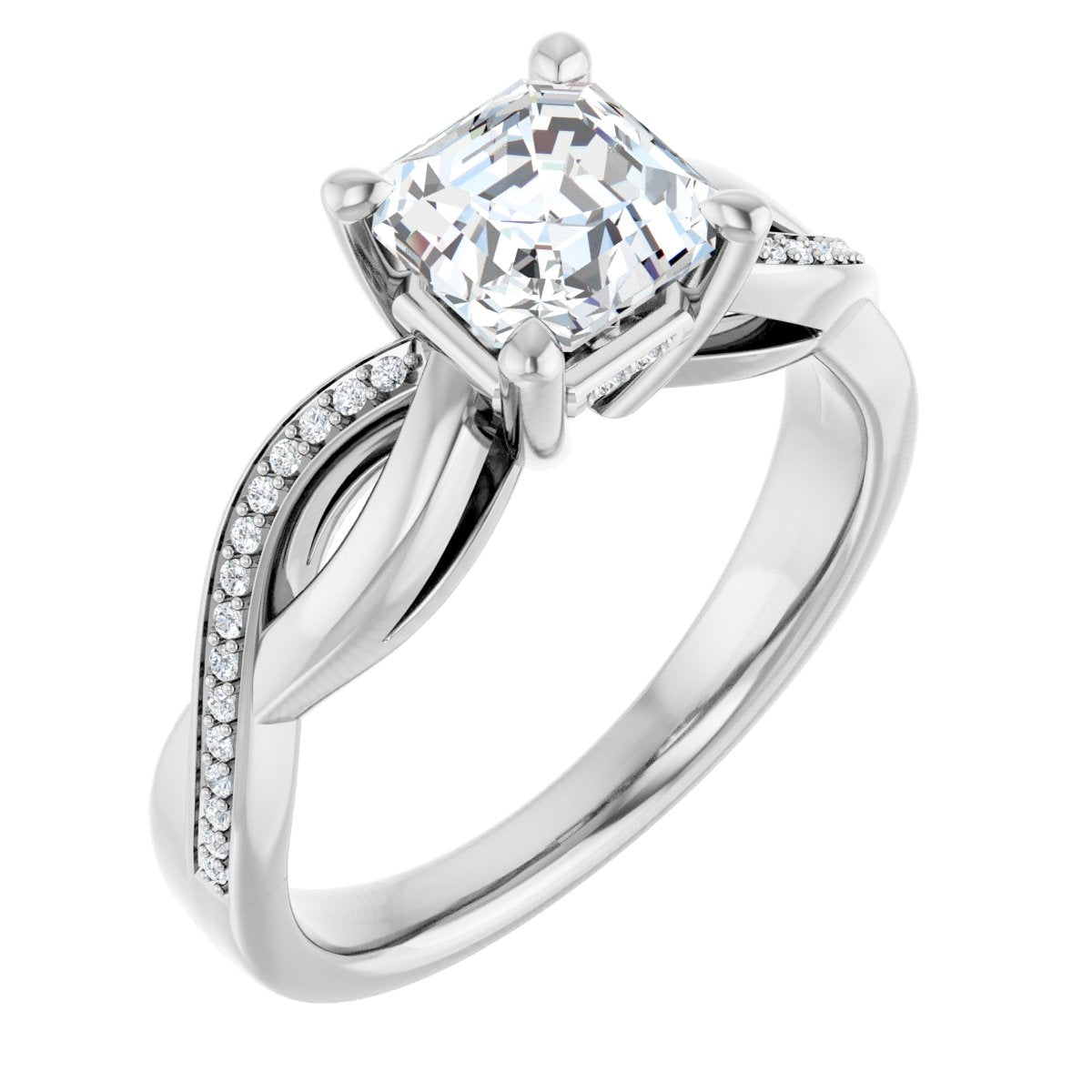 Infinity-Inspired Engagement Ring