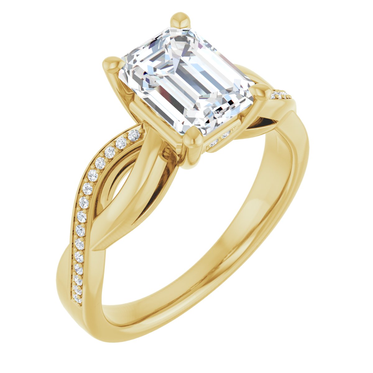 Infinity-Inspired Engagement Ring