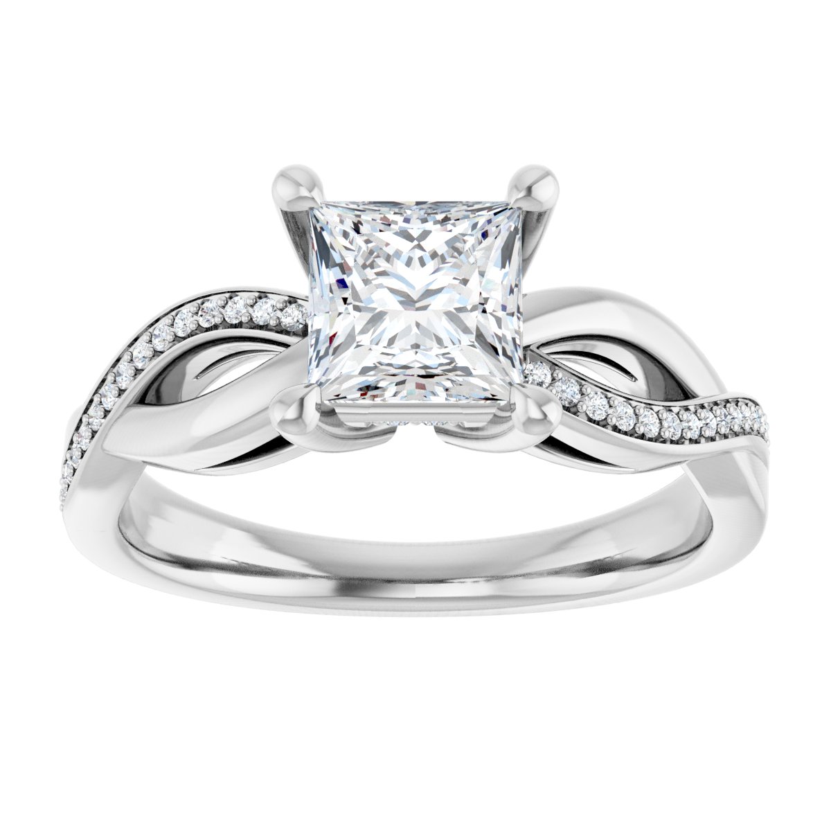 Infinity-Inspired Engagement Ring