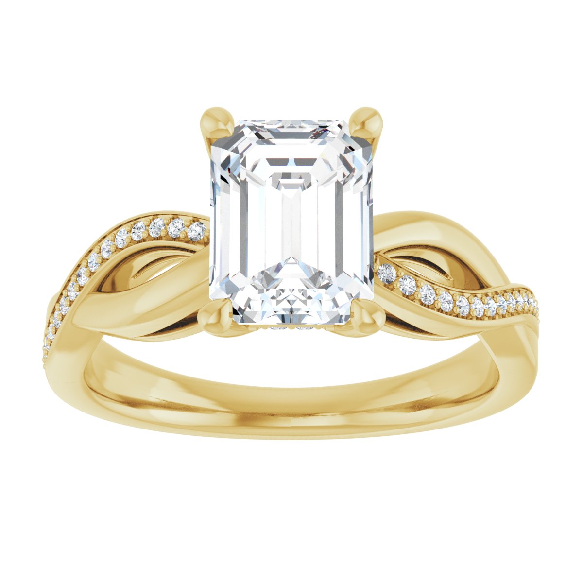 Infinity-Inspired Engagement Ring