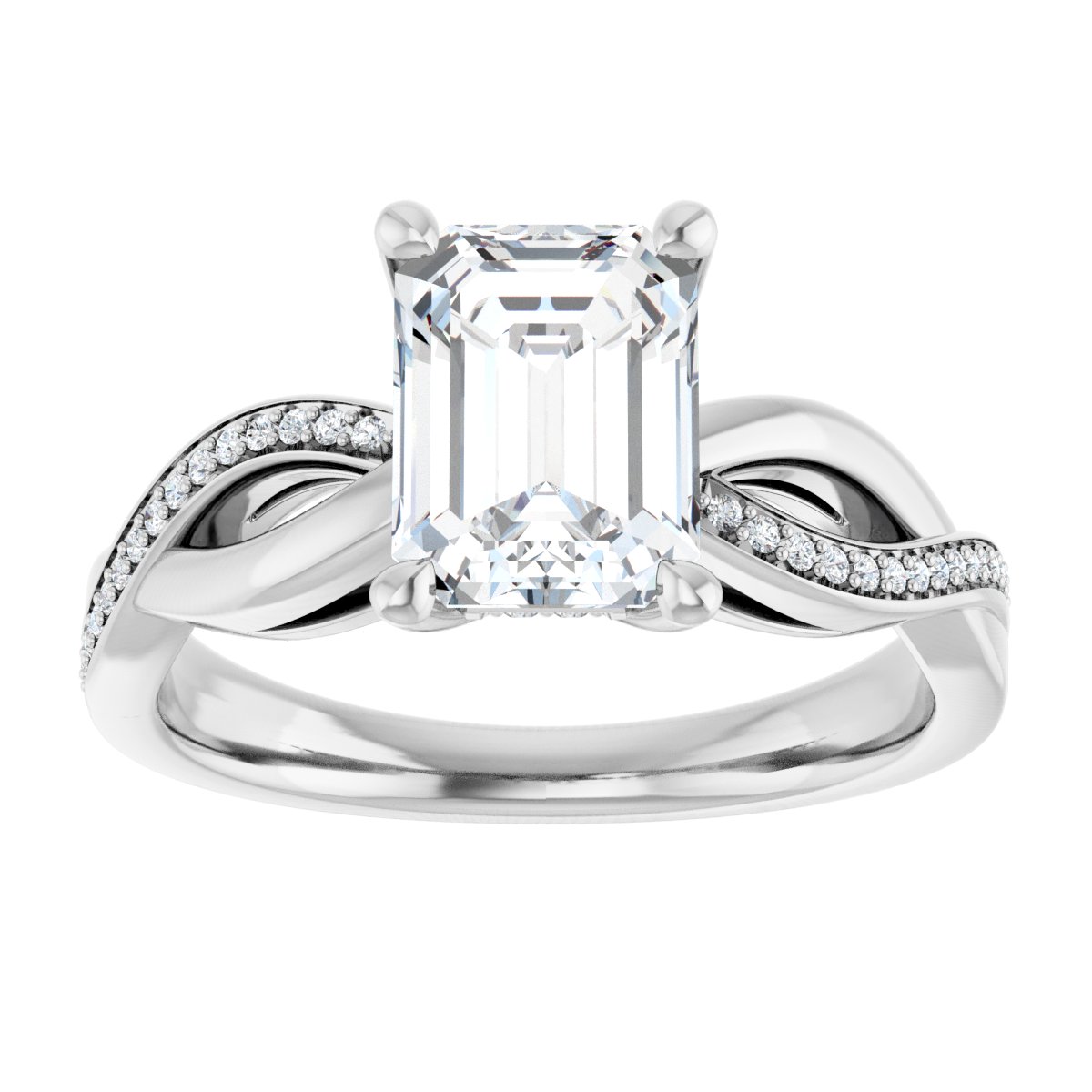 Infinity-Inspired Engagement Ring