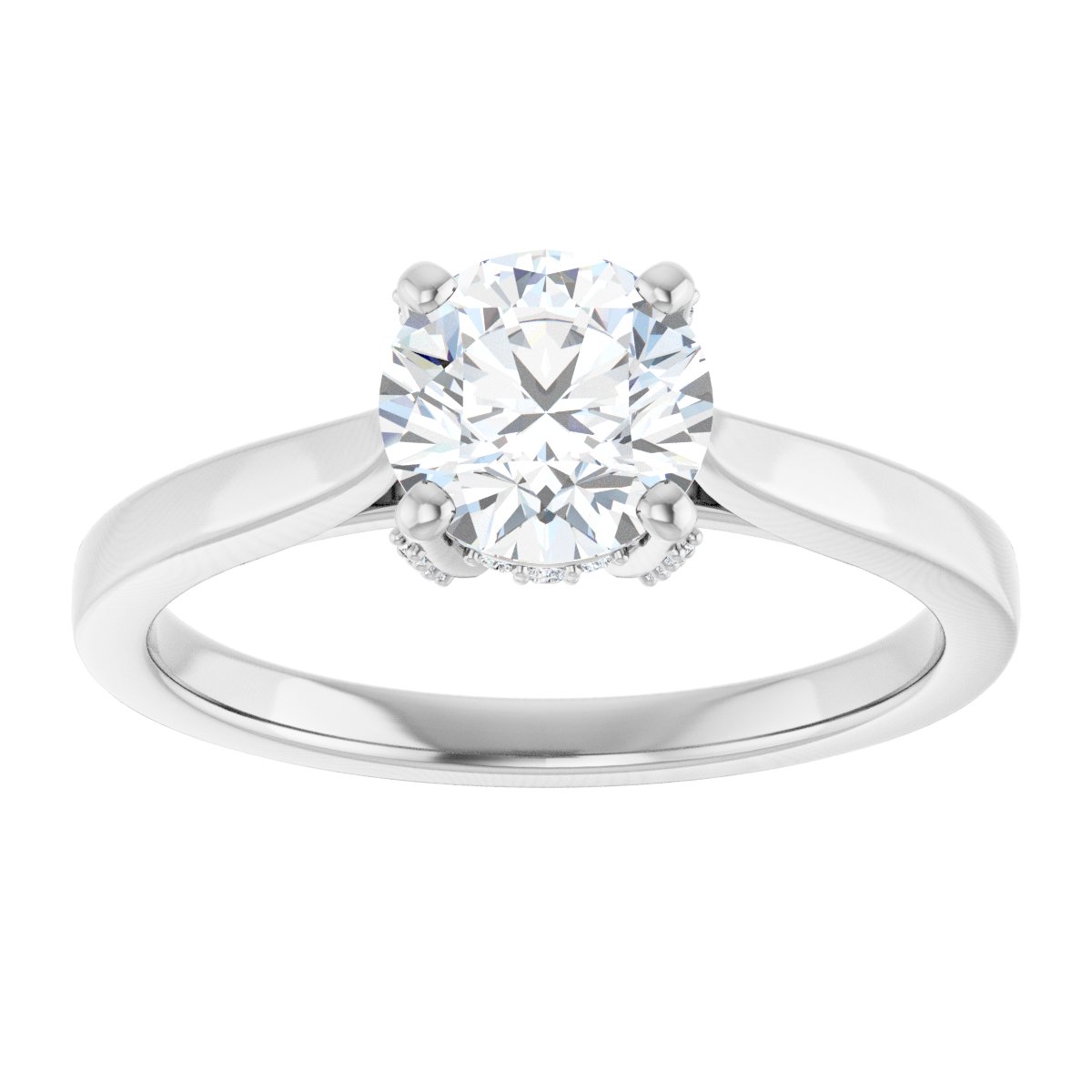 Accented Engagement Ring