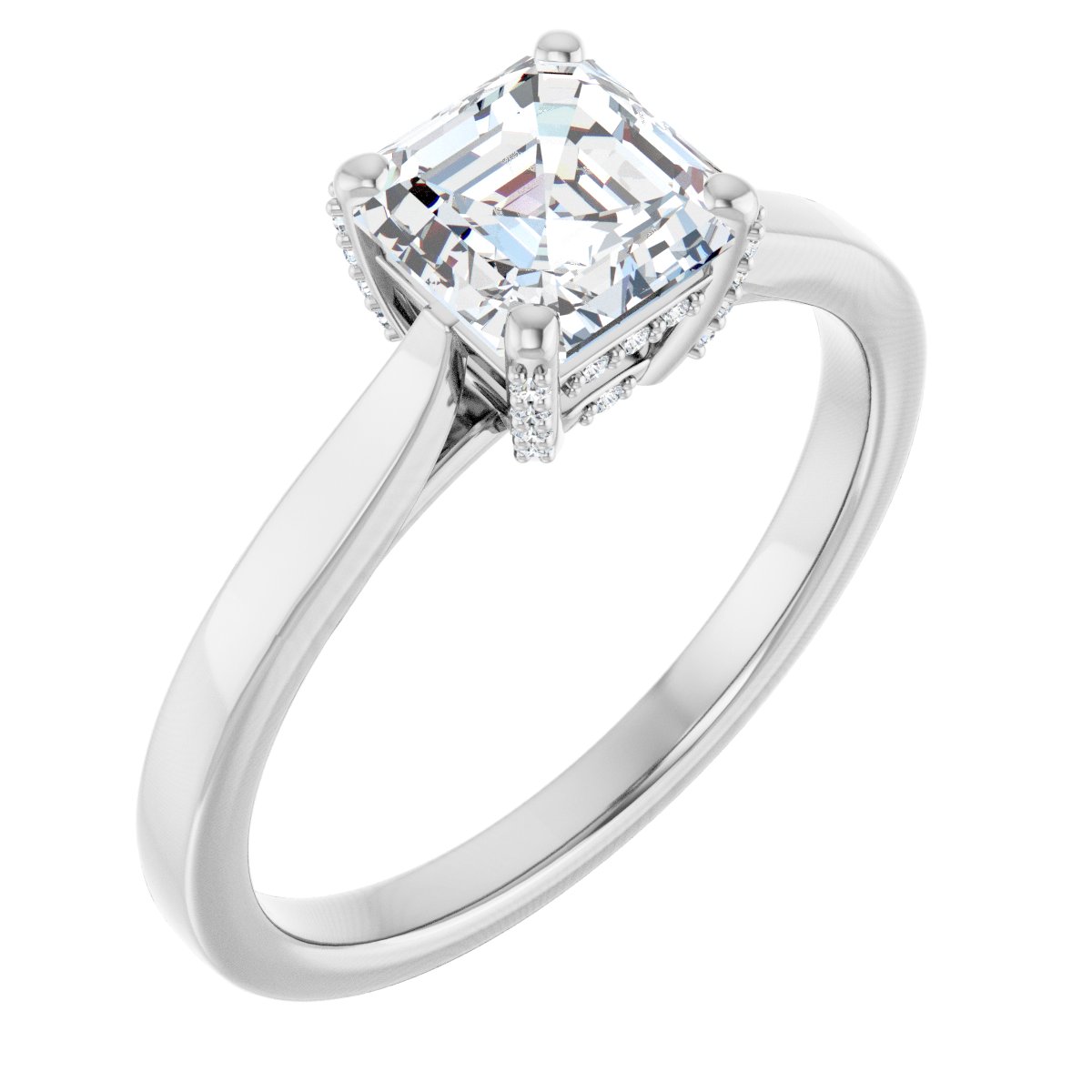 Accented Engagement Ring