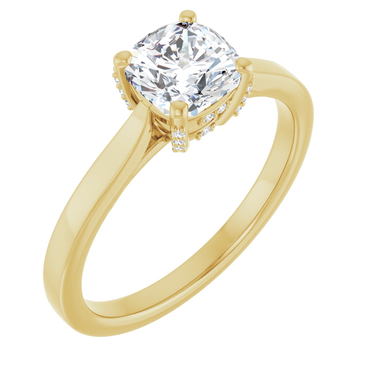 Accented Engagement Ring