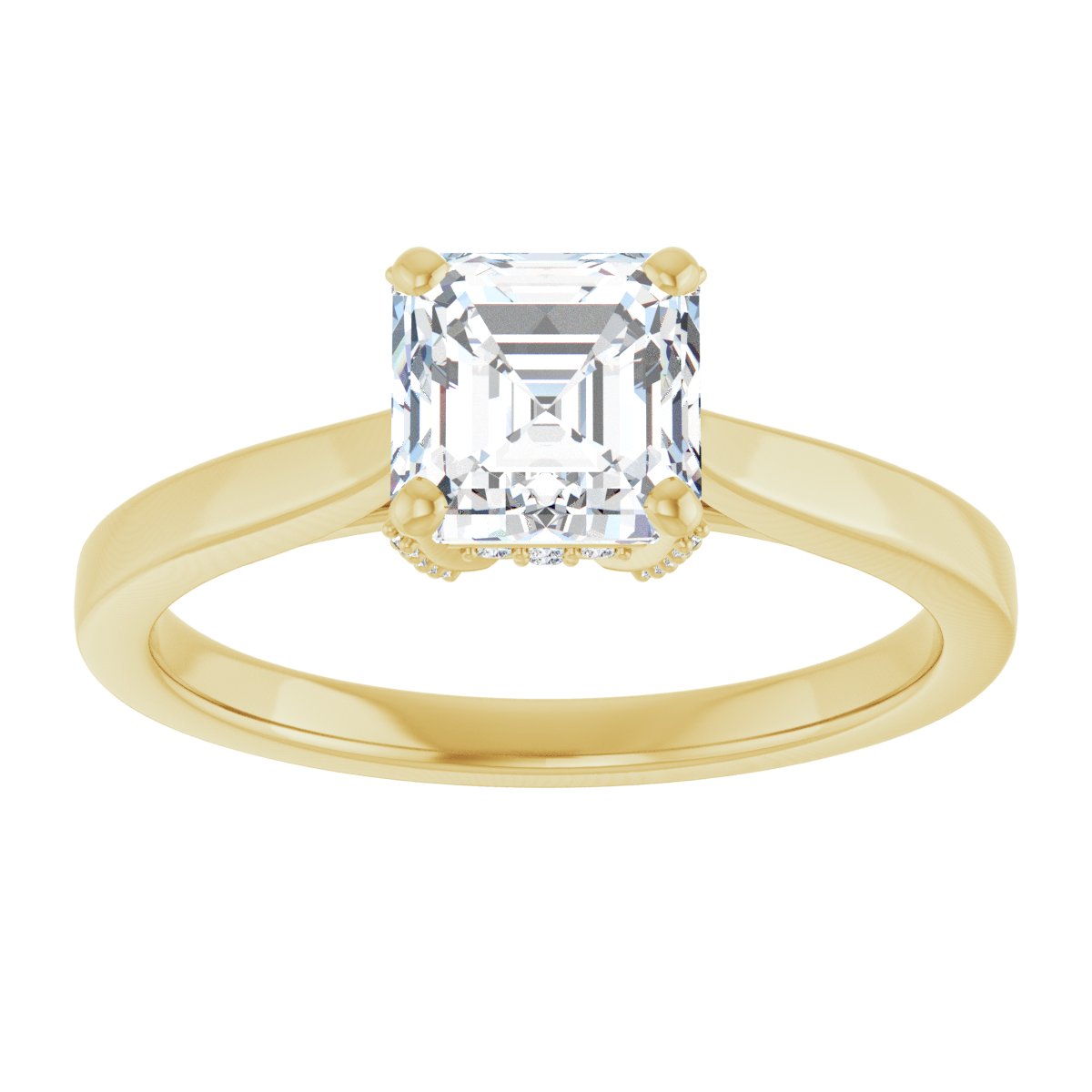 Accented Engagement Ring
