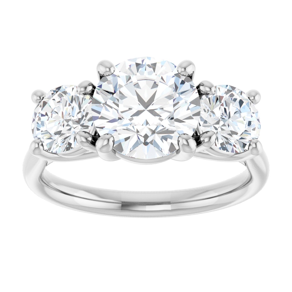 Three-Stone Engagement Ring