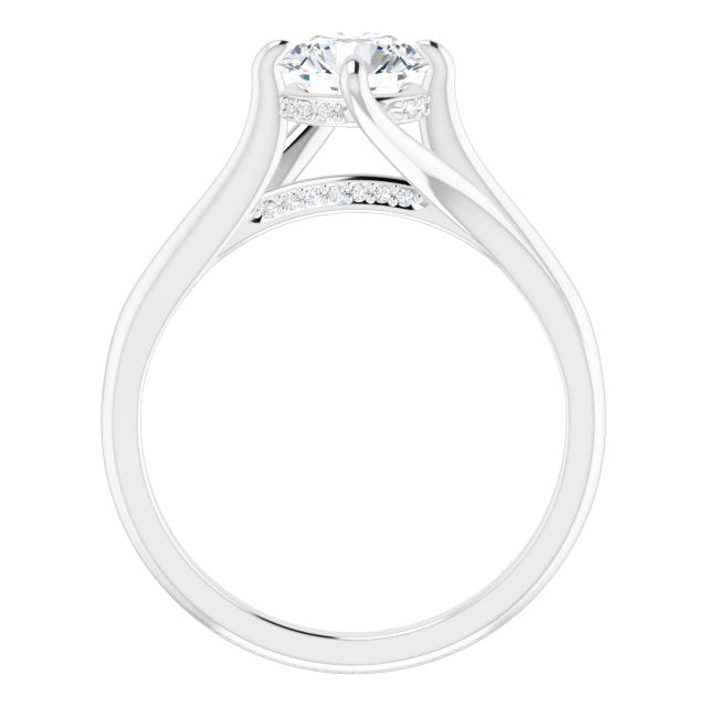 Accented Engagement Ring or Band