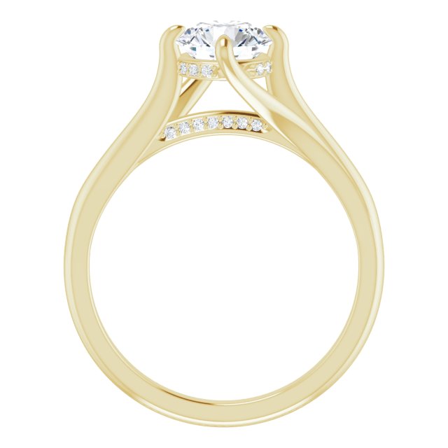 Accented Engagement Ring or Band