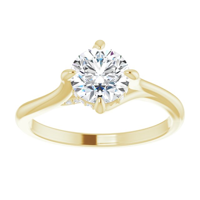 Accented Engagement Ring or Band