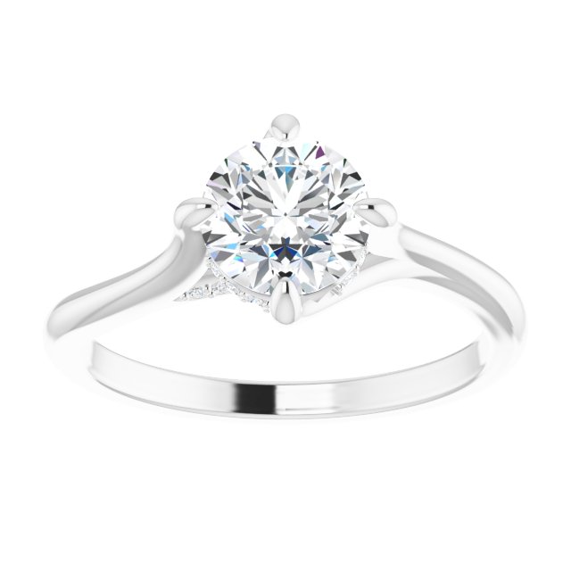 Accented Engagement Ring or Band