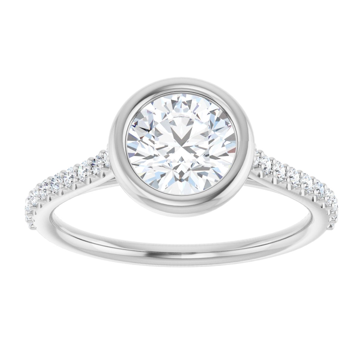 Accented Engagement Ring