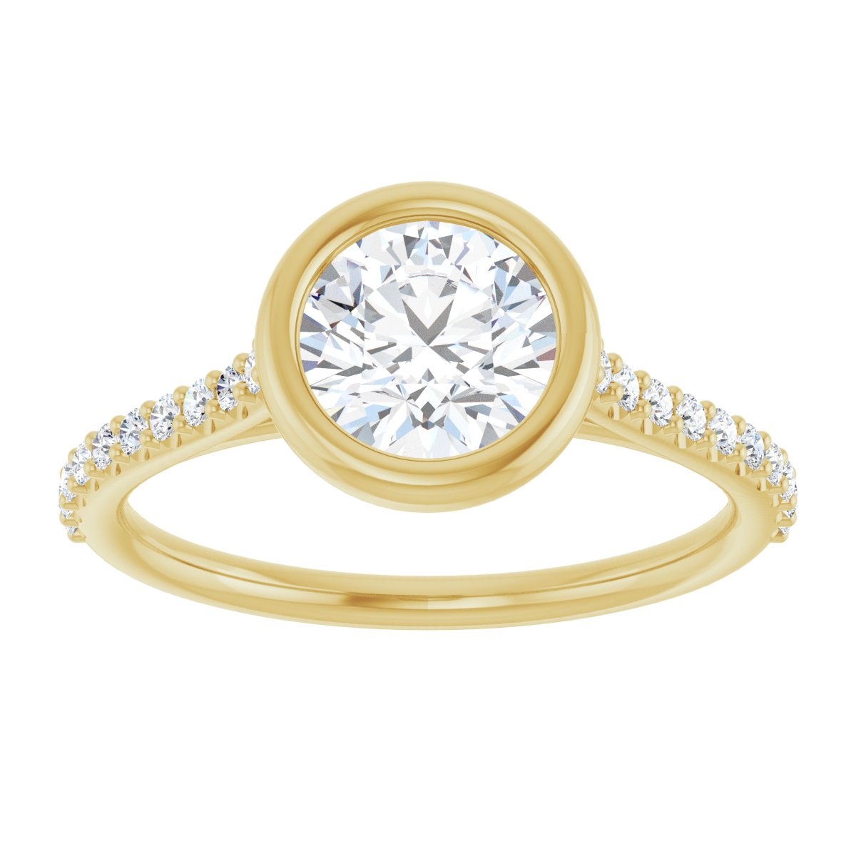 Accented Engagement Ring