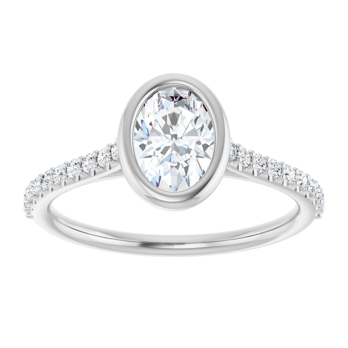 Accented Engagement Ring