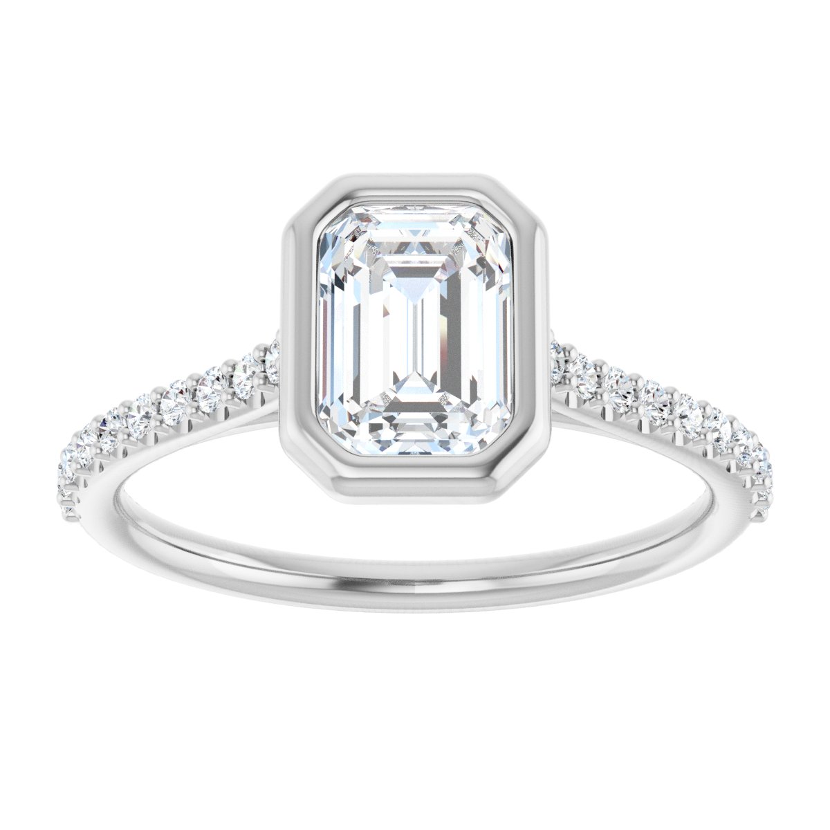Accented Engagement Ring