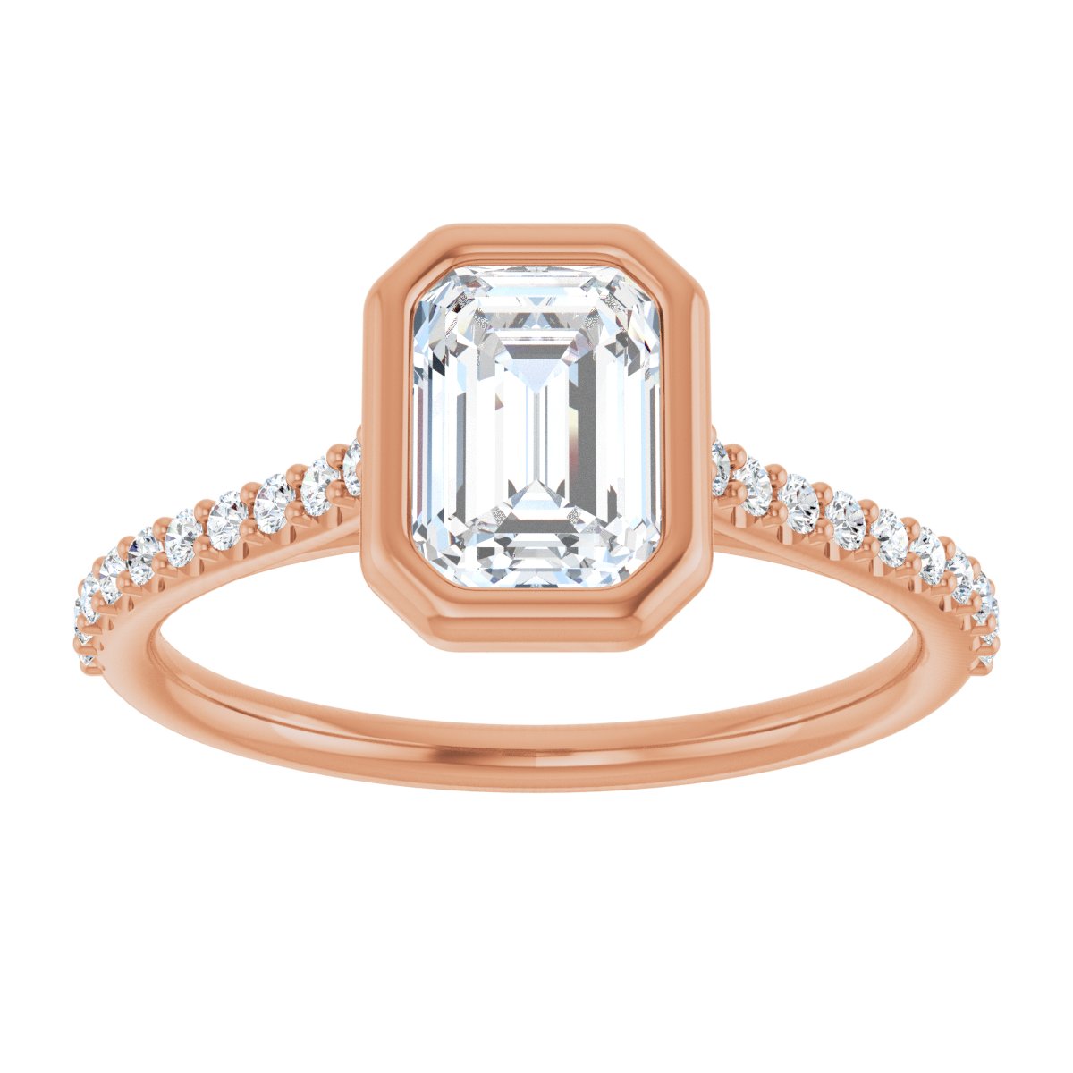 Accented Engagement Ring