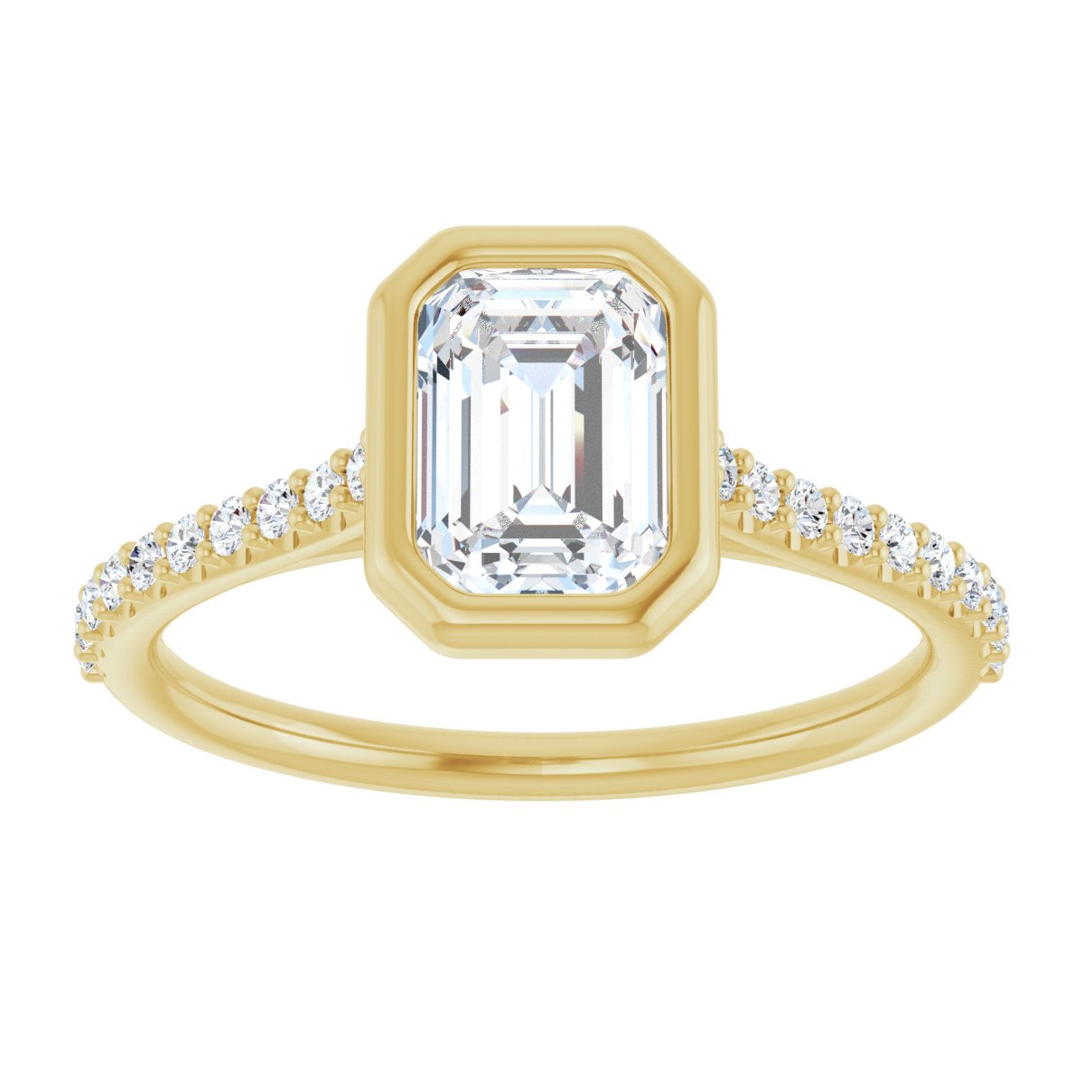 Accented Engagement Ring