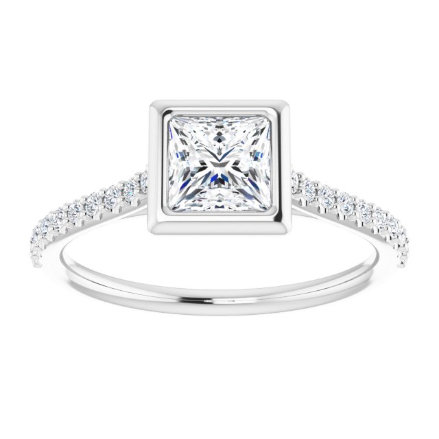Accented Engagement Ring
