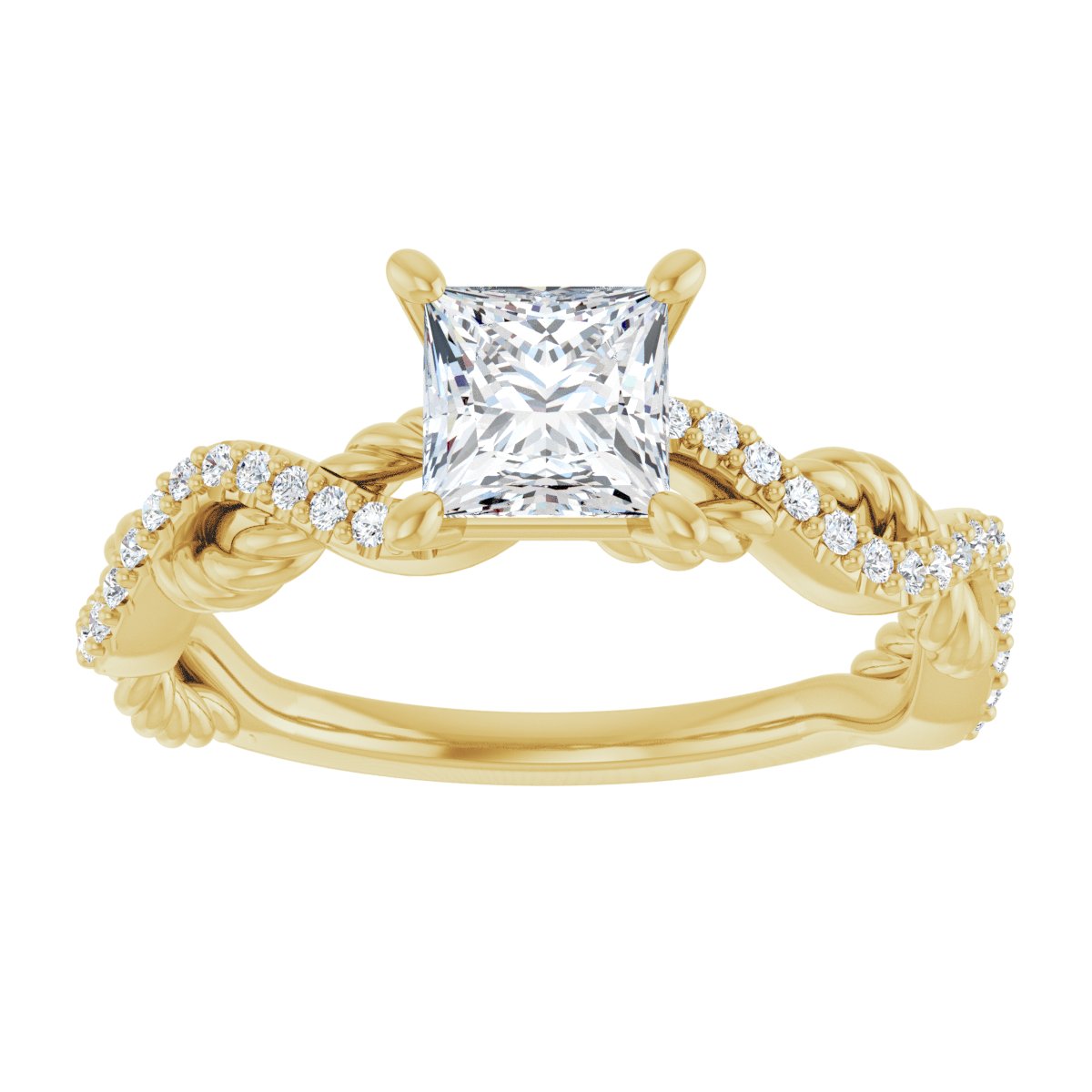 Accented Engagement Ring