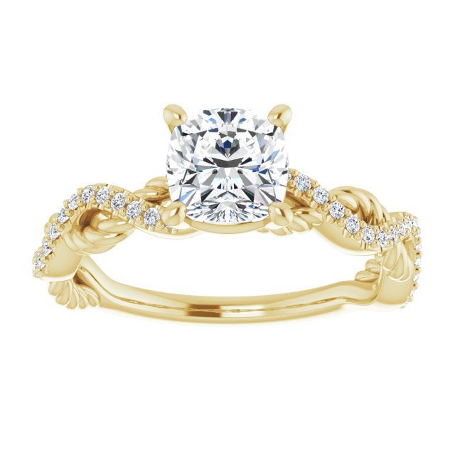 Accented Engagement Ring