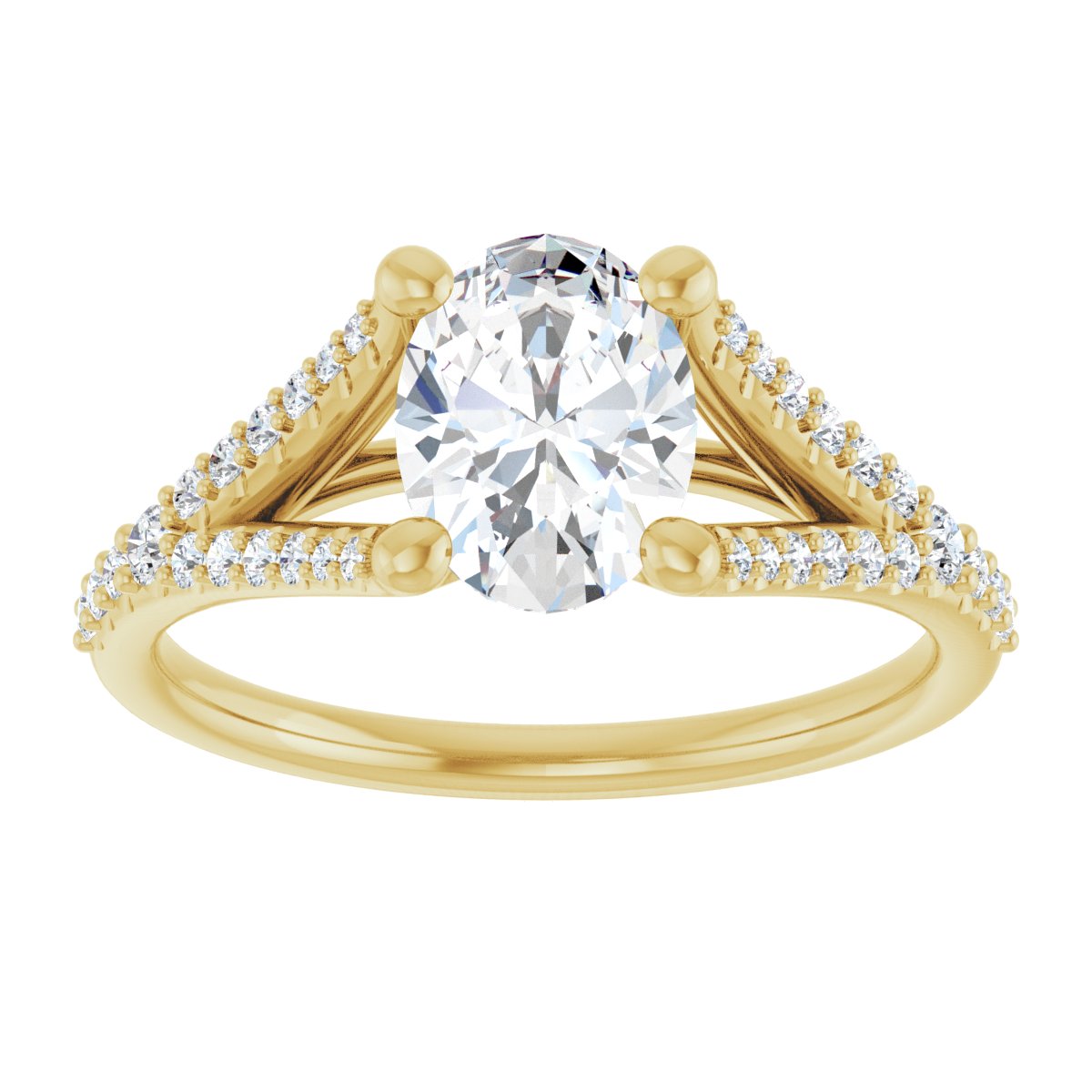 Accented Engagement Ring