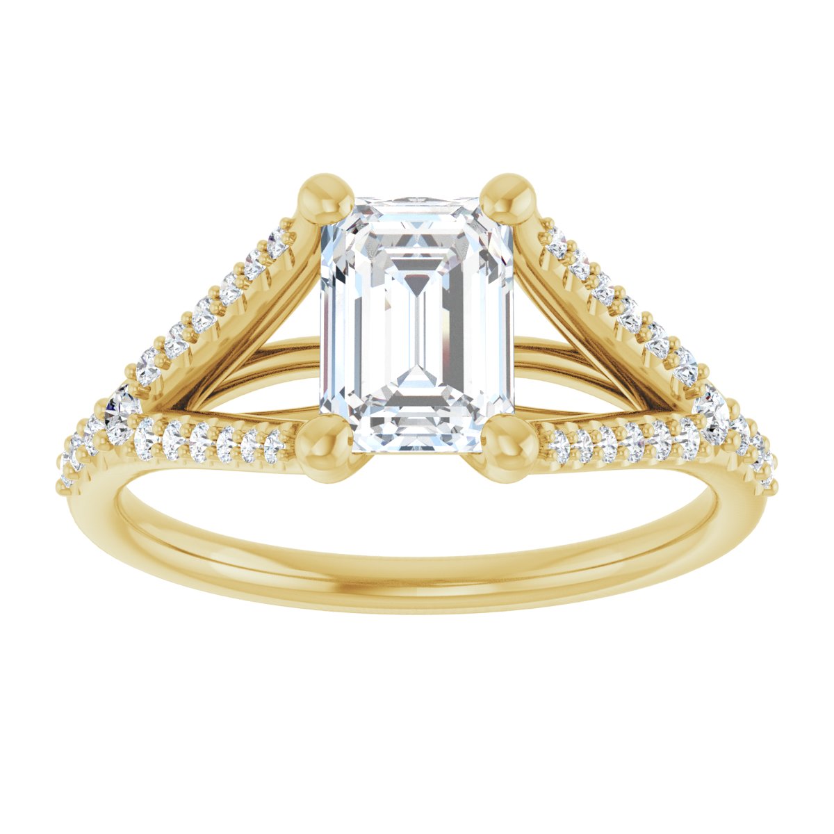 Accented Engagement Ring