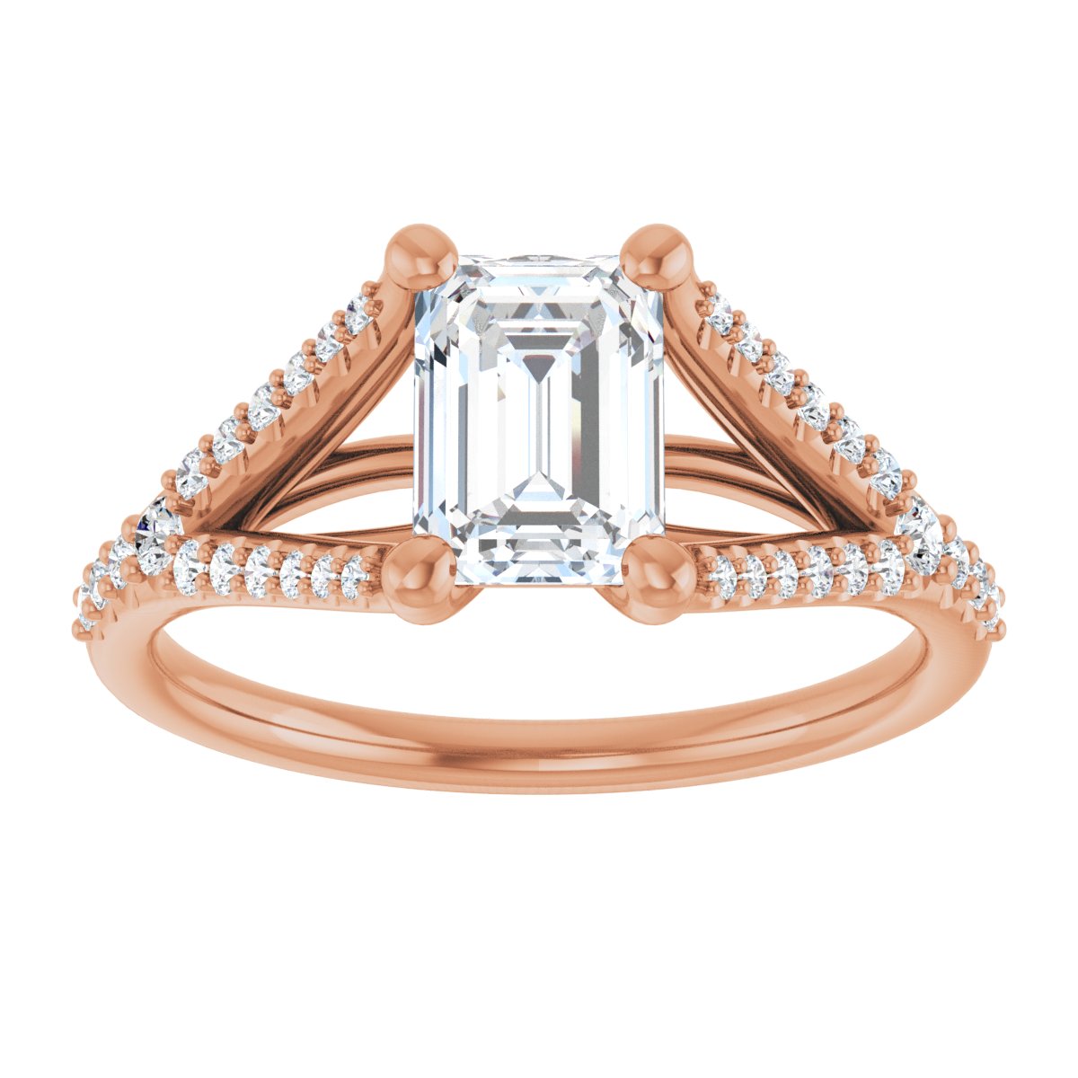 Accented Engagement Ring