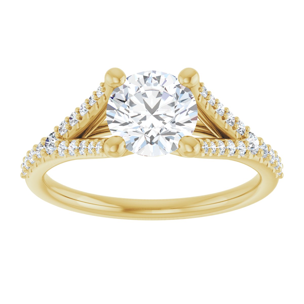 Accented Engagement Ring