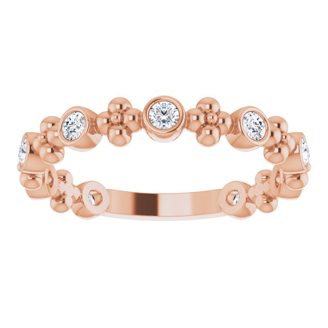 Stackable Ring -  Natural Diamond