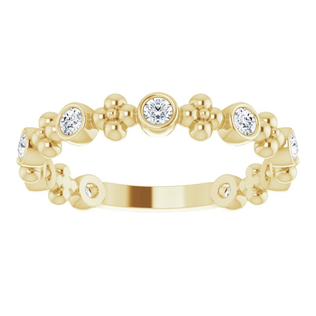 Stackable Ring -  Natural Diamond