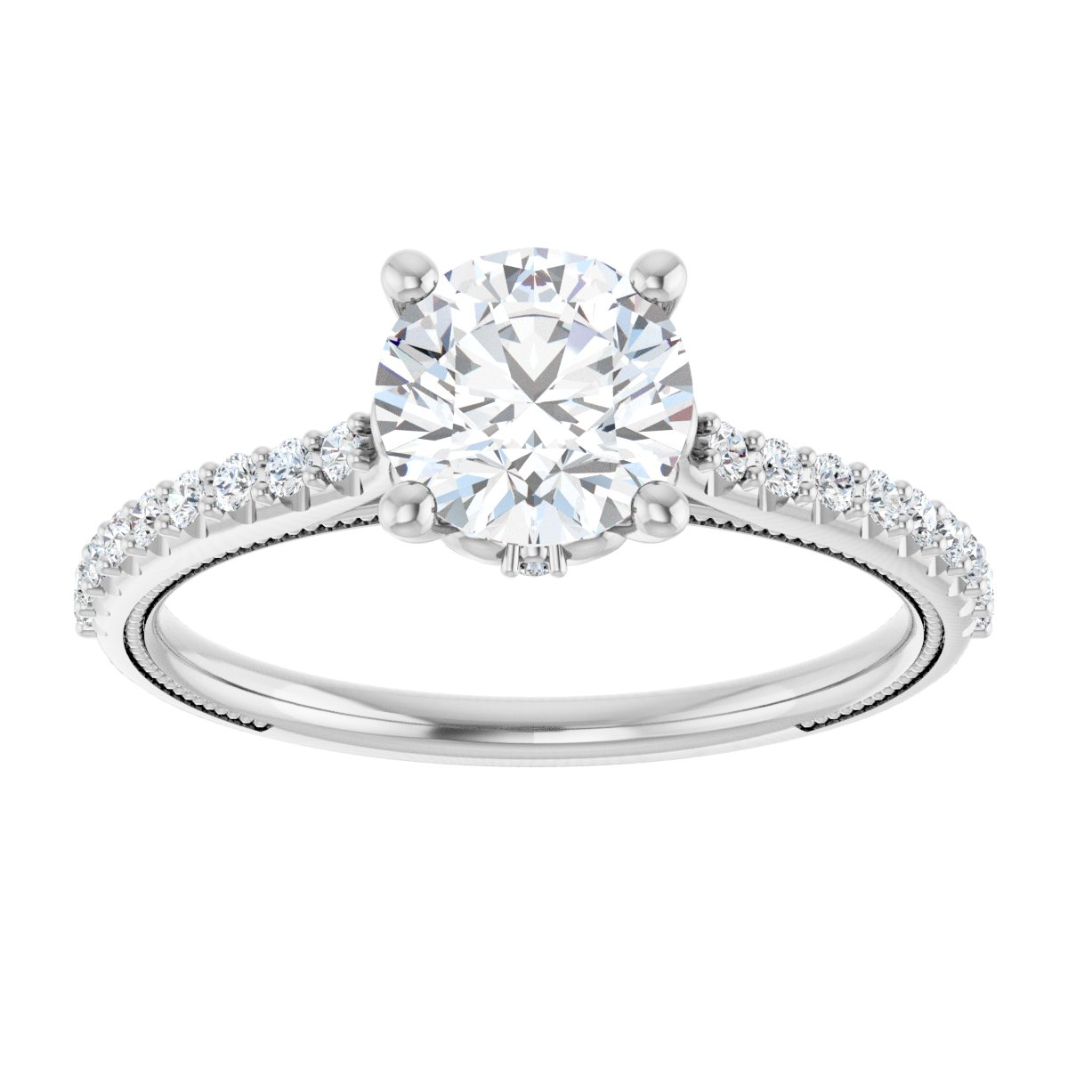 Accented Engagement Ring