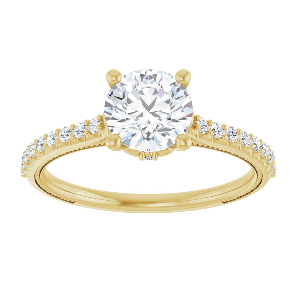 Accented Engagement Ring