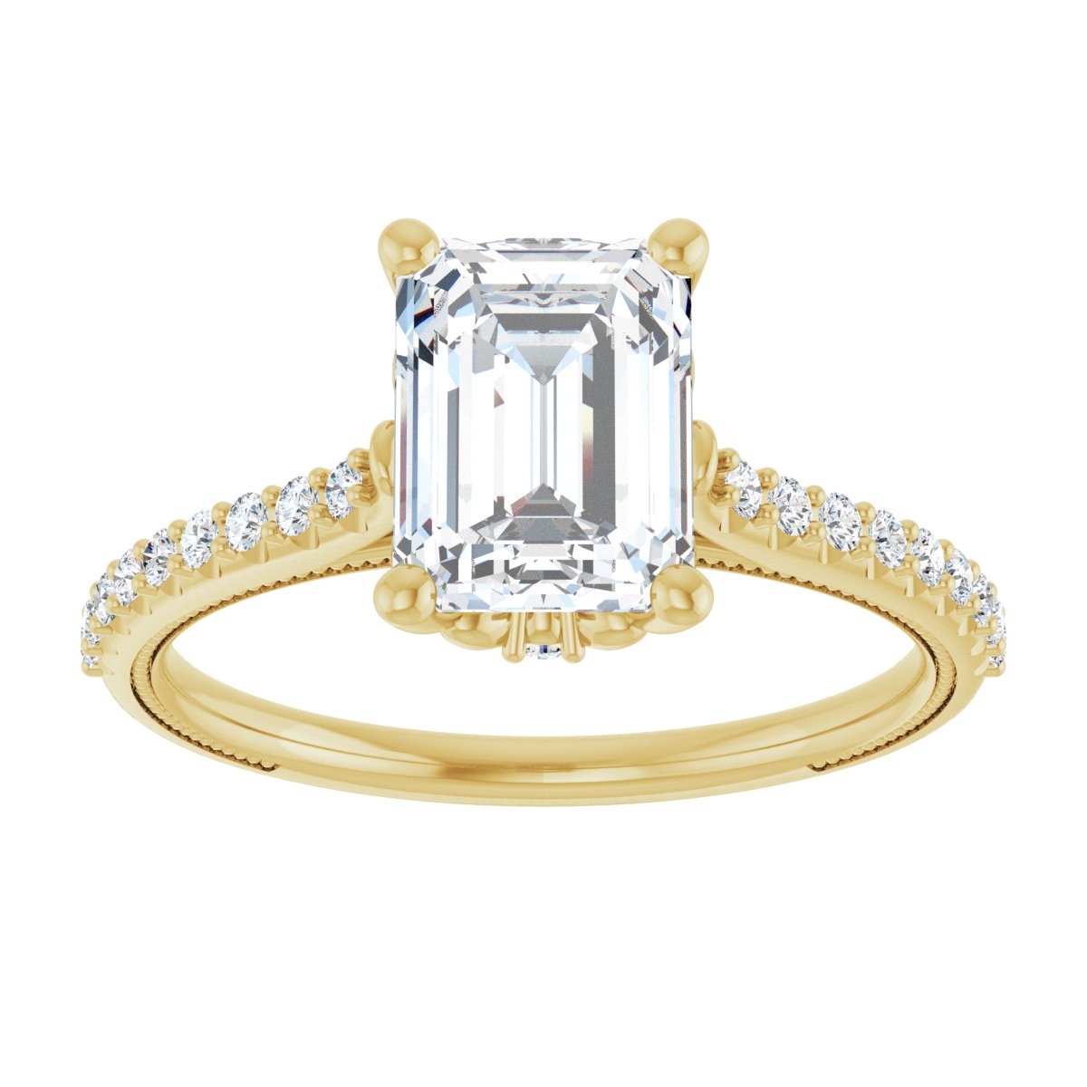 Accented Engagement Ring