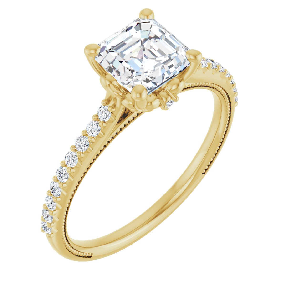 Accented Engagement Ring