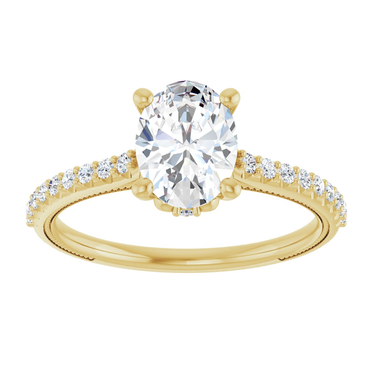 Accented Engagement Ring