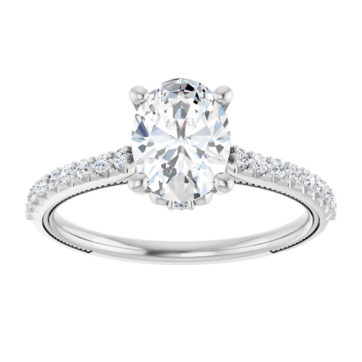 Accented Engagement Ring