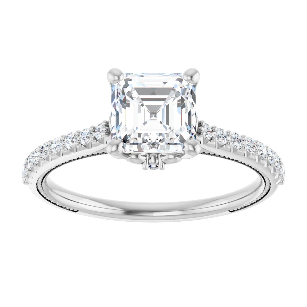 Accented Engagement Ring