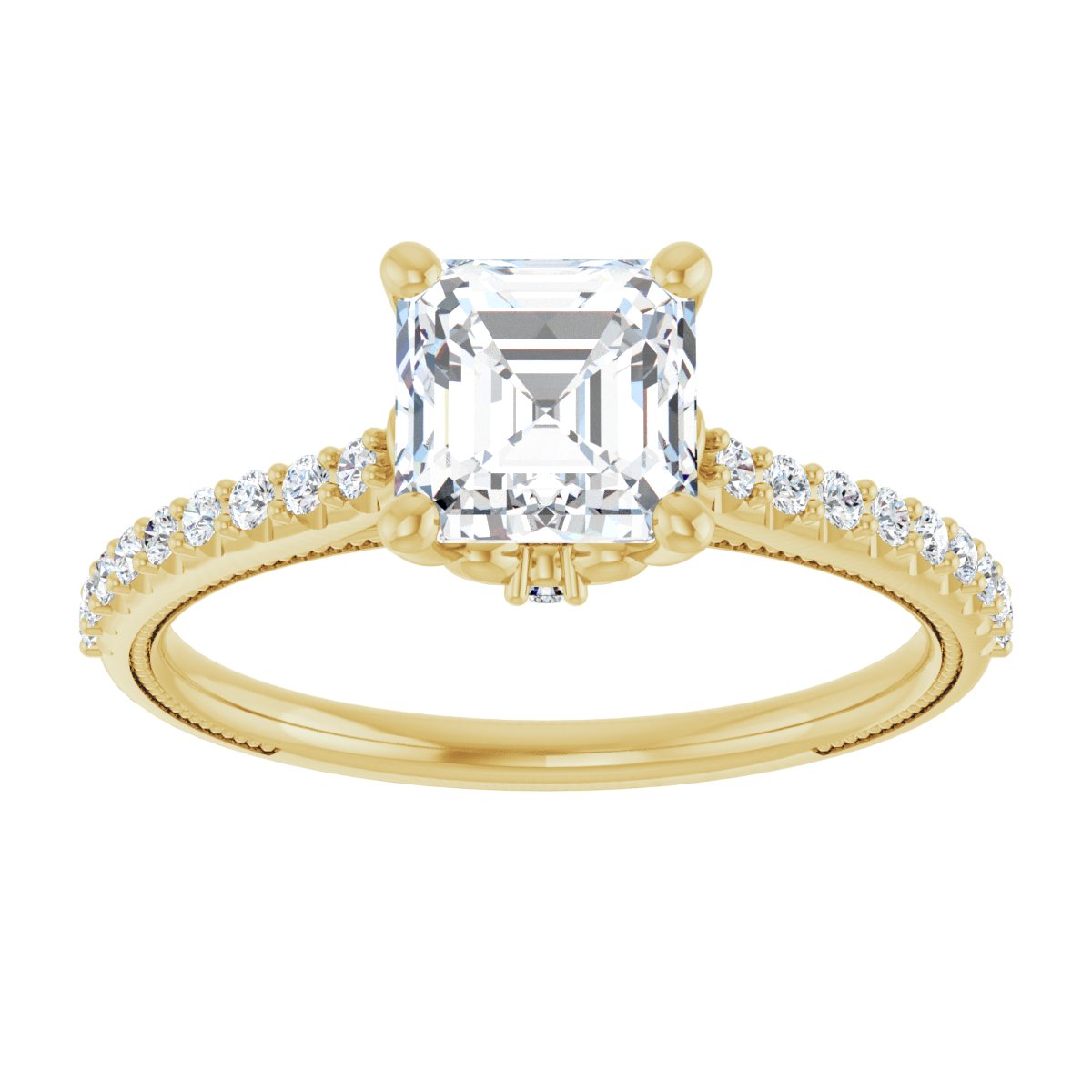 Accented Engagement Ring