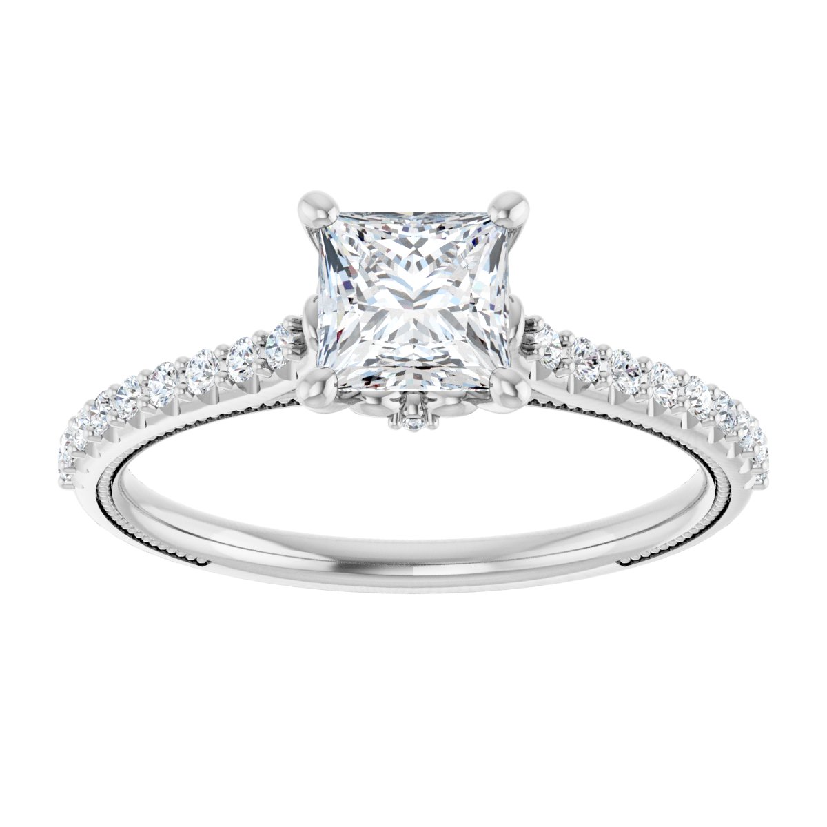 Accented Engagement Ring