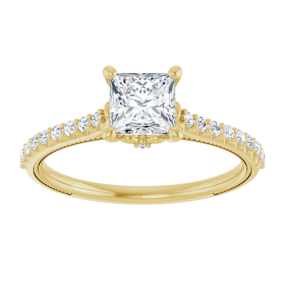 Accented Engagement Ring