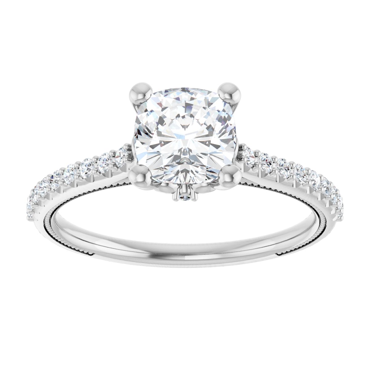 Accented Engagement Ring